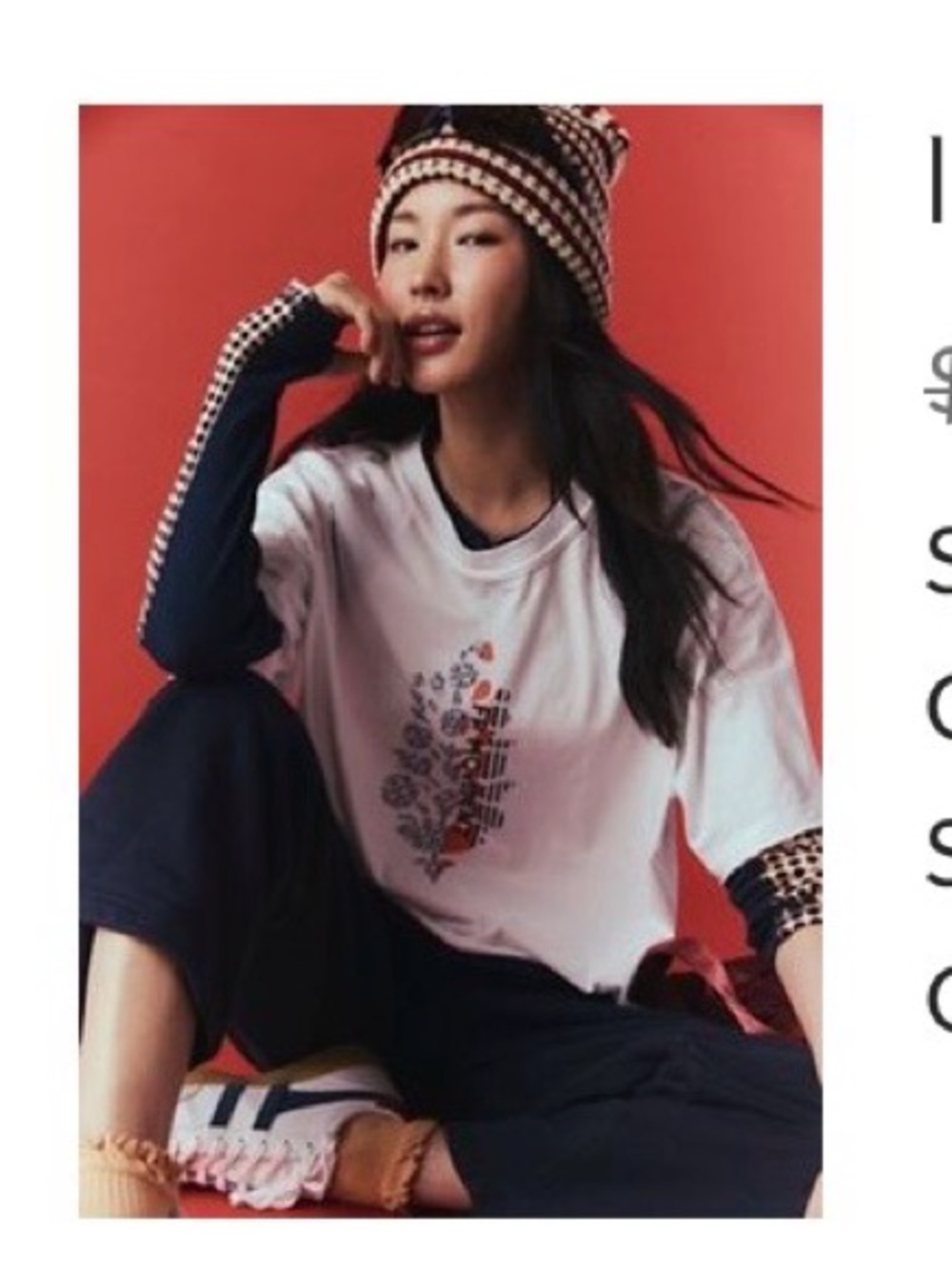 Free People White Graphic Short Sleeve Tee
